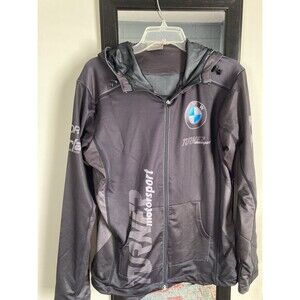 BMW Men’s Hoodie Small Turner Motor sports 2 Front Pockets Good Condition Logo
